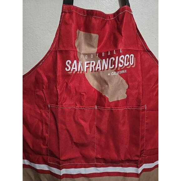 San Francisco 49ers Grilling Apron Men/Women One Size Fits Most - Picture 3 of 10